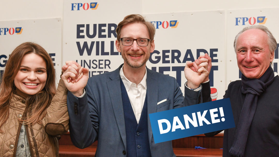 Freiheitlicher Erdrutschsieg bei Gemeinderatswahl: Carmen Schnedl, GR Gottfried Forsthuber und René Hansy (v.l).
